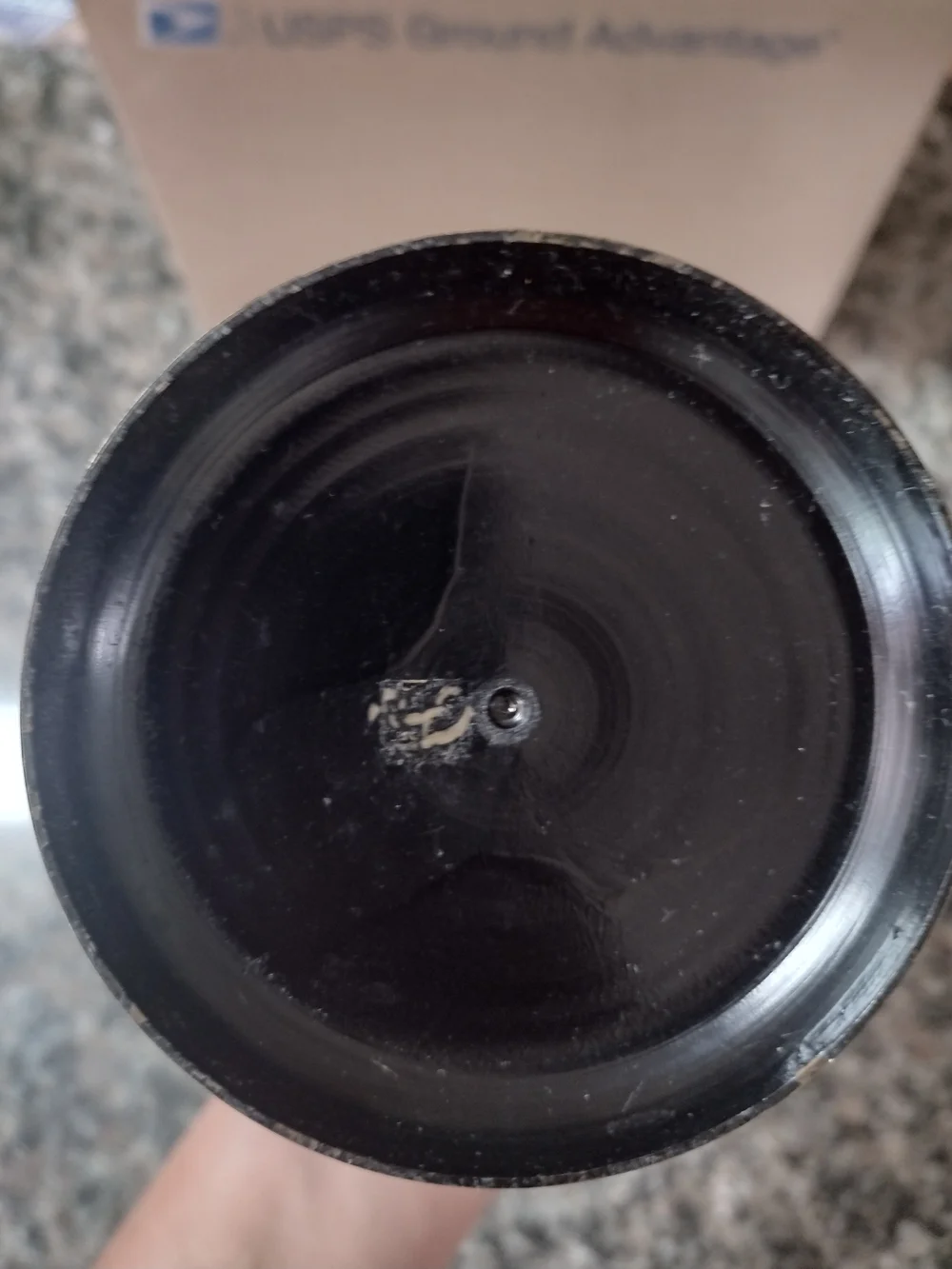 Handcrafted vintage Black and Gold Floral Decorative Vase 11